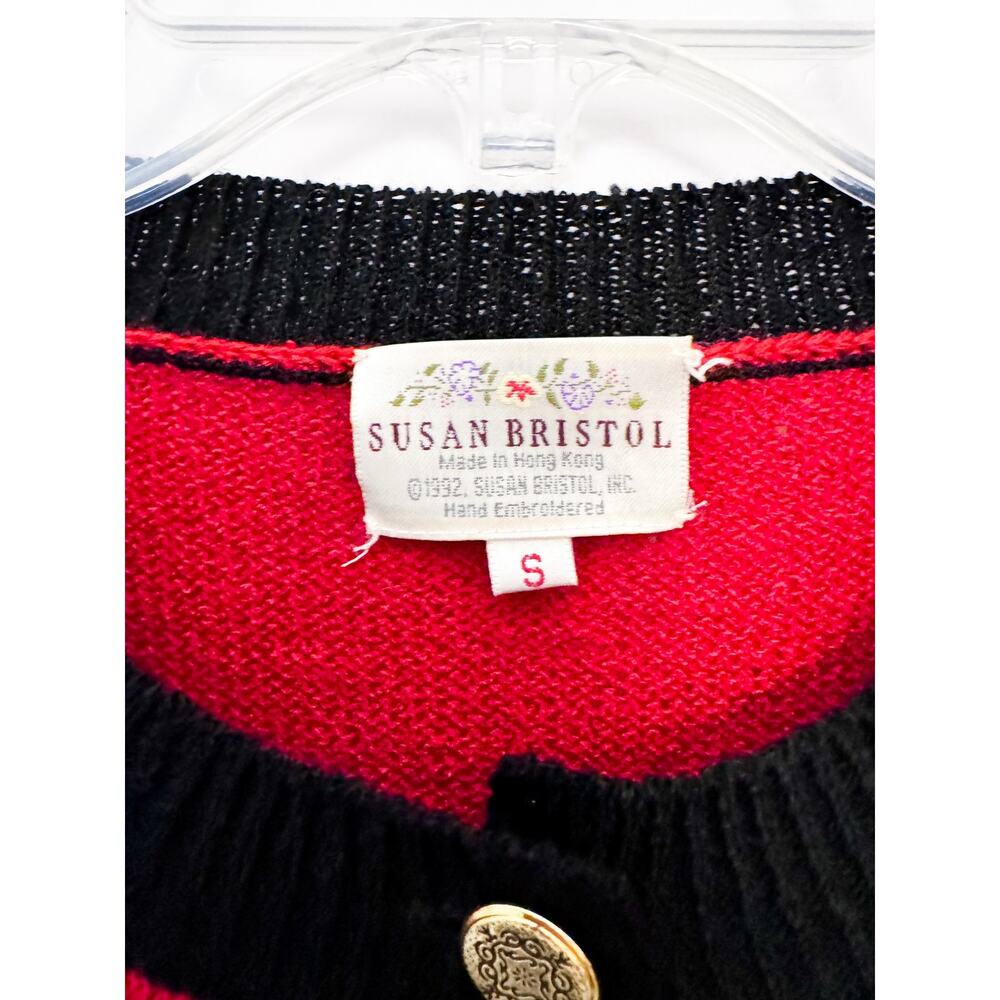 Vintage Susan Bristol Wool Blend Handknit Sweater Size Small - Picture 5 of 7